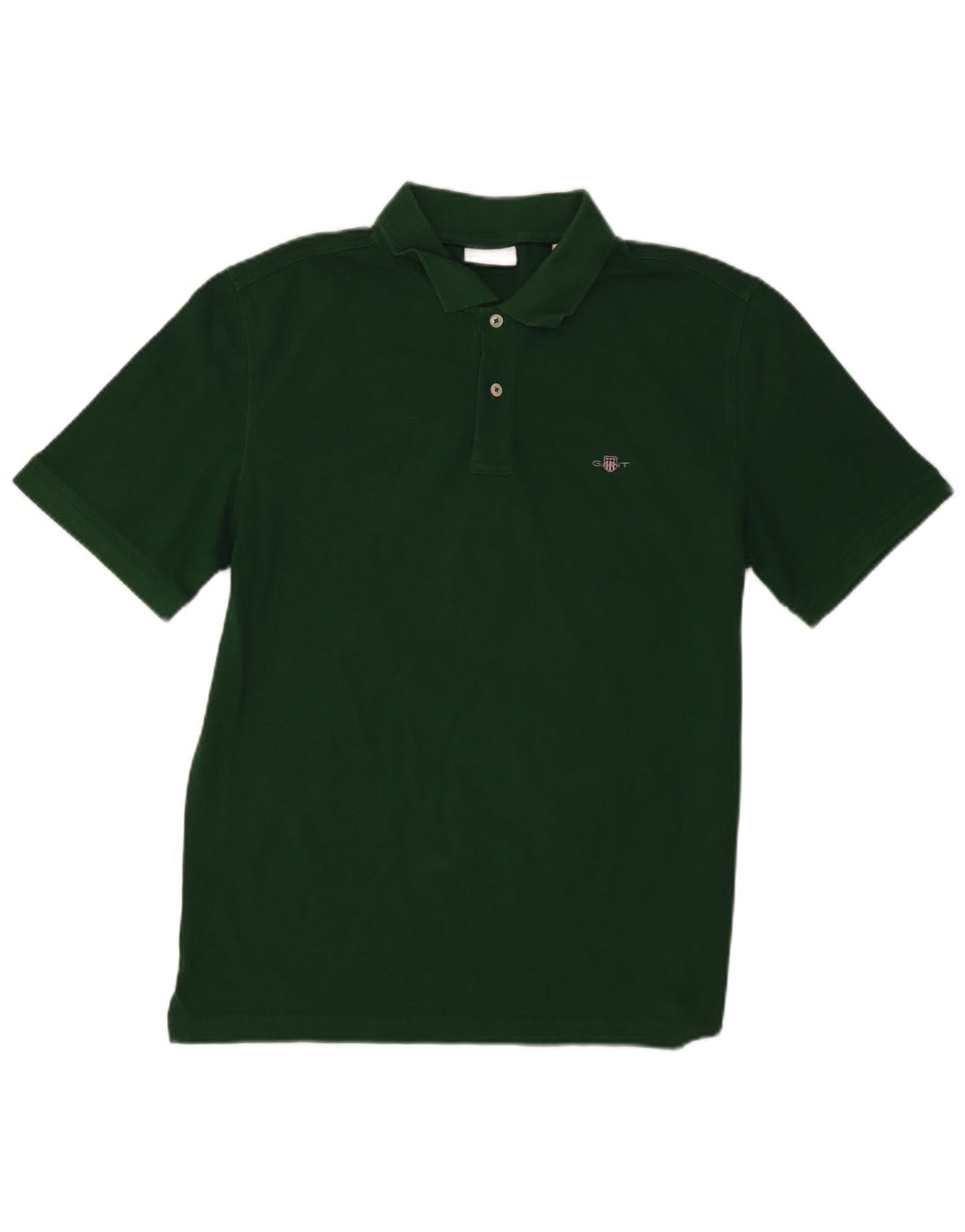 Gant Polo Hombre Grande Verde Algodón