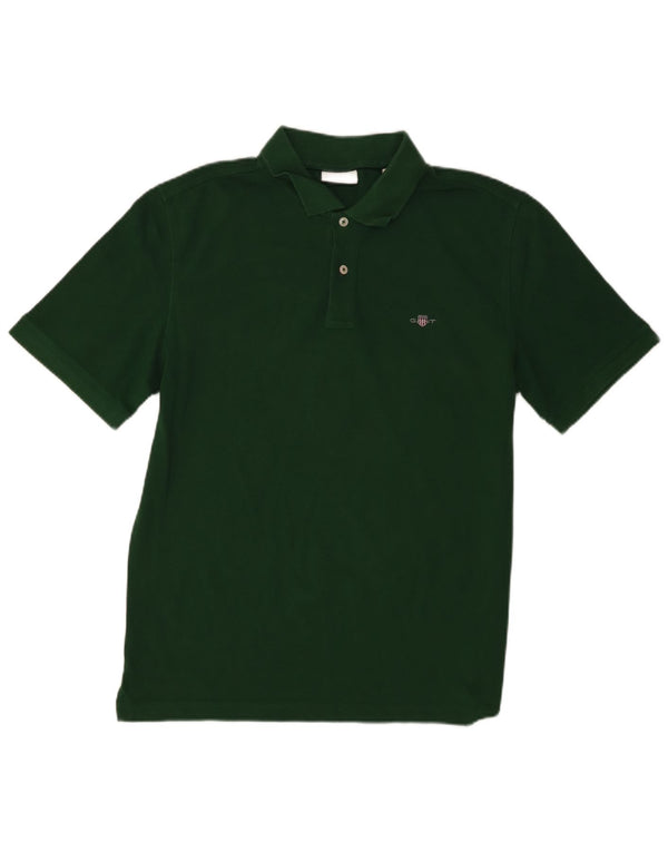 Gant Polo Hombre Grande Verde Algodón
