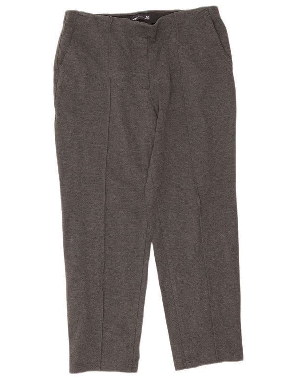 Marks & Spencer Pantalones chinos rectos para mujer UK 40 Large W32 L27 Gris