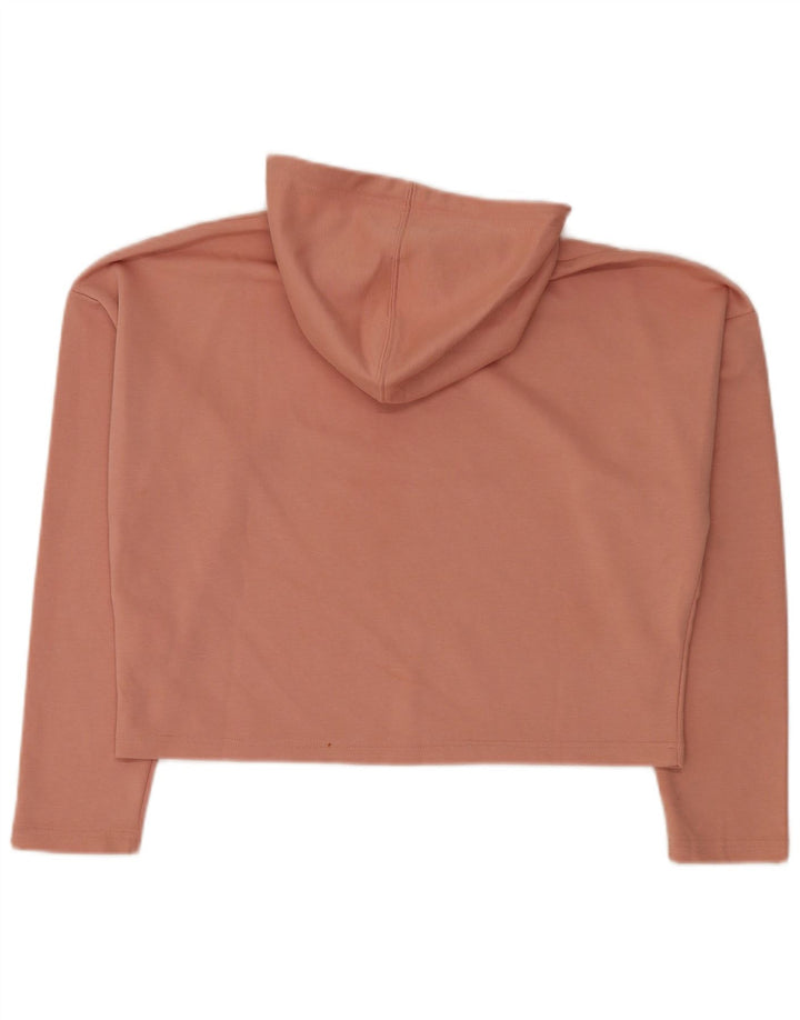 PUMA Jersey con capucha y gráfico de corte extragrande para mujer UK 12 Medium Pink