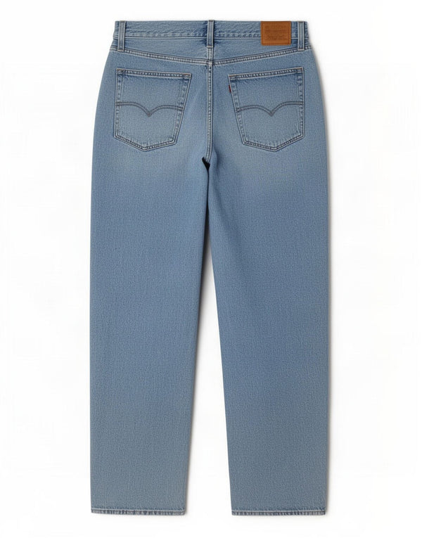Levi's Mujer Baggy Dad Vaqueros Sueltos Desgastados W30 L32 Algodón Azul
