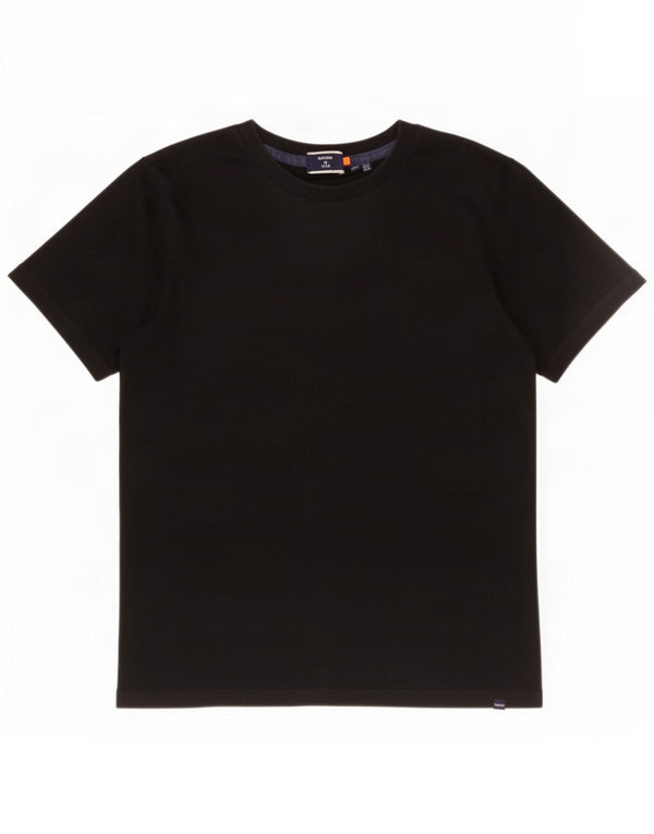 Superdry Camiseta para mujer Top UK 12 Medium Black Cotton