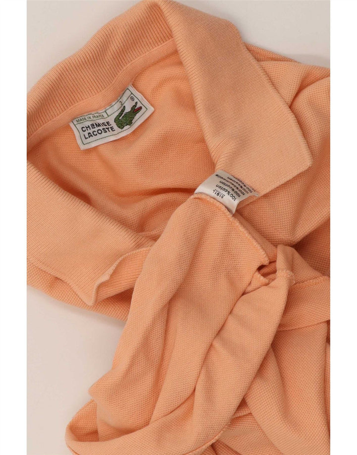 Polo Lacoste para hombre talla 3 pequeño algodón rosa