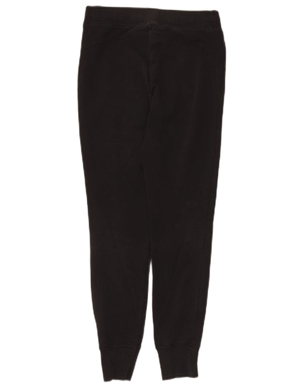 Hollister Mujer Graphic Chándal Pantalones Joggers UK 6 XS Algodón Negro