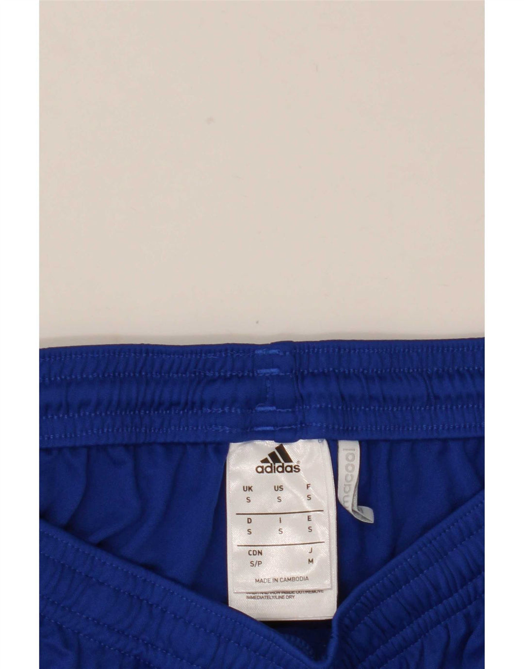 Adidas Mens Climacool Sport Shorts Pequeño Azul Poliéster