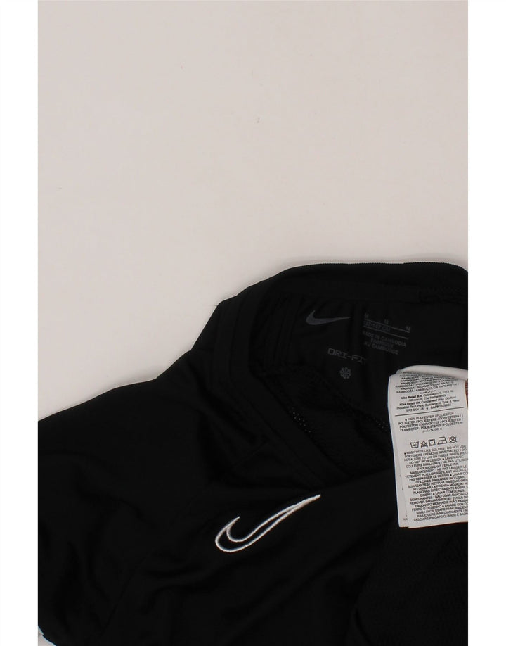 Camiseta NIKE Dri Fit para niños 10-11 años Mediana Negro Colorblock
