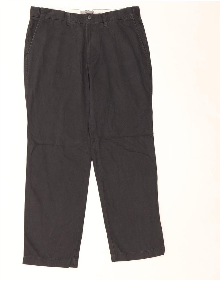 Marks & Spencer Pantalón chino regular de corte regular para hombre W36 L31 Negro