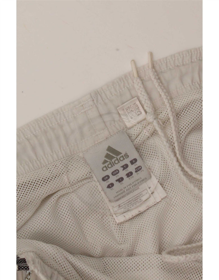 Adidas Bermudas Deportivas Hombre XL Blanco Poliéster