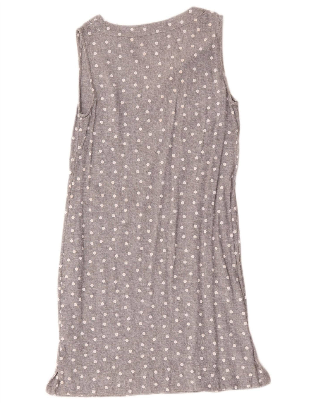Marks & Spencer Vestido recto sin mangas para mujer UK 10 Pequeño gris manchado