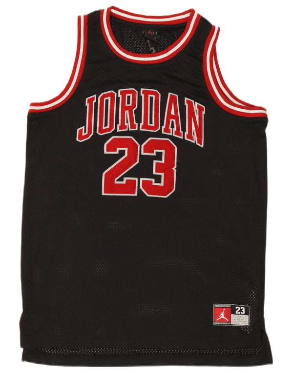 Jordan Camiseta sin mangas gráfica para niños 13-14 años XL Negro Poliéster