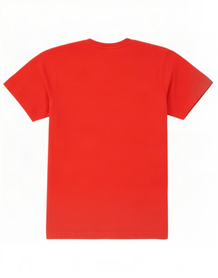 Adidas - Camiseta gráfica para hombre, color rojo medio, algodón