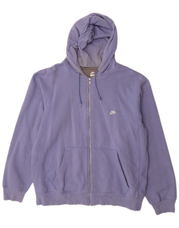 Nike Sudadera con capucha y cremallera para hombre UK 45/47 XL Algodón morado