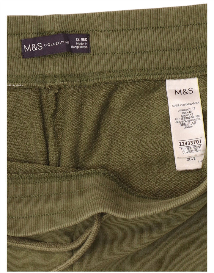 Marks & Spencer Pantalones de Chándal para Mujer Joggers UK 12 Medium Khaki