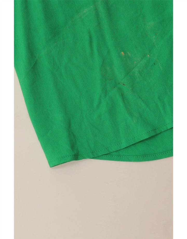 Marella Blusa Camisa Mujer UK 46 Grande Verde