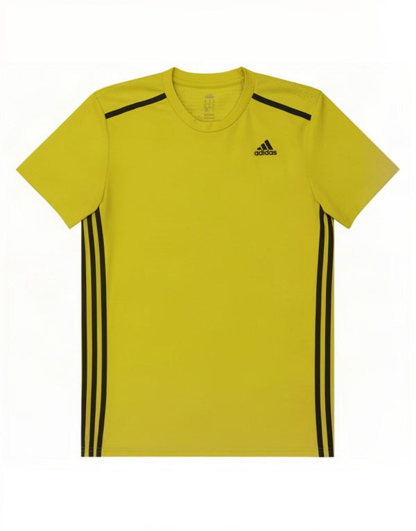 Adidas Hombre Climacool Camiseta Top Poliéster Amarillo Medio