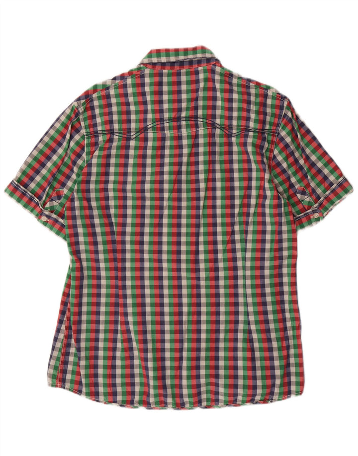 GARCIA Camisa Manga Corta Slim Fit Hombre XL Vichy Multicolor