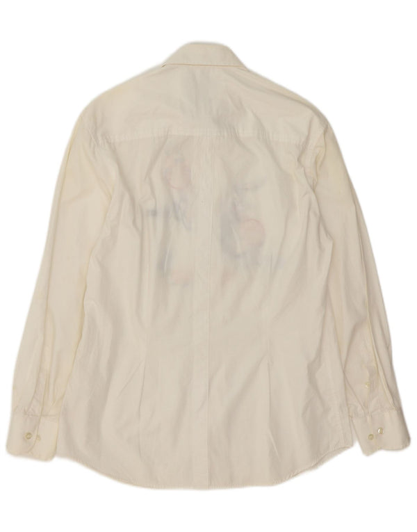 Emmanuel Schvili Camisa gráfica Warner Bros para mujer IT 42 Mediana Blanco Floral