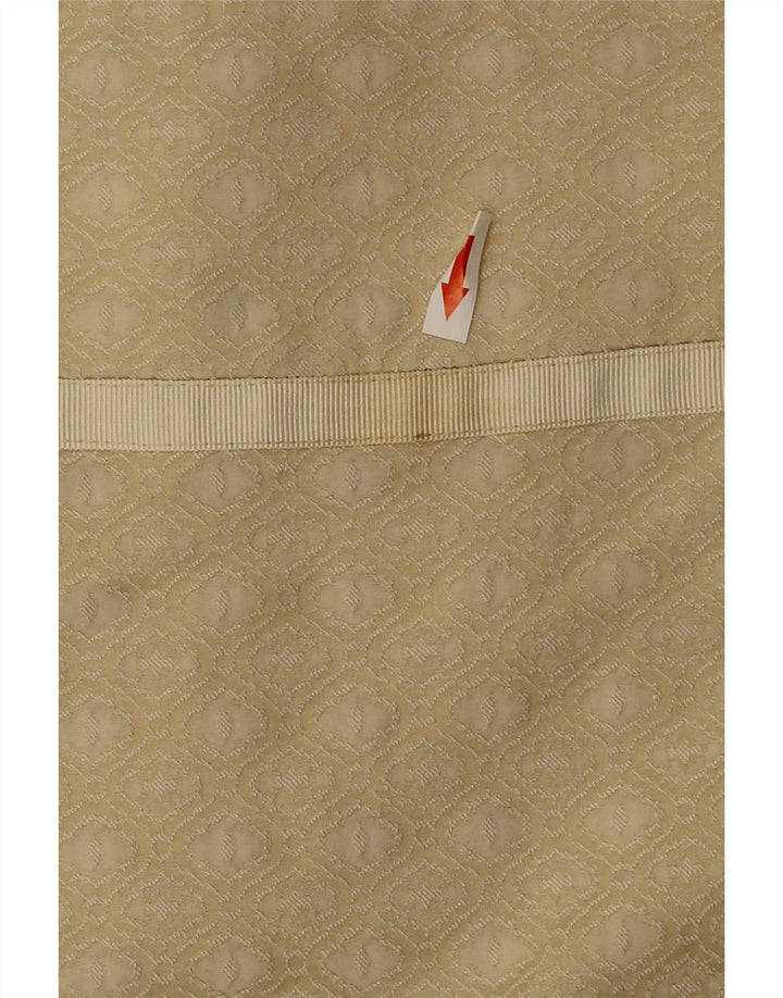 Awear Falda acampanada para mujer UK 12 Medium W30 Poliéster geométrico beige