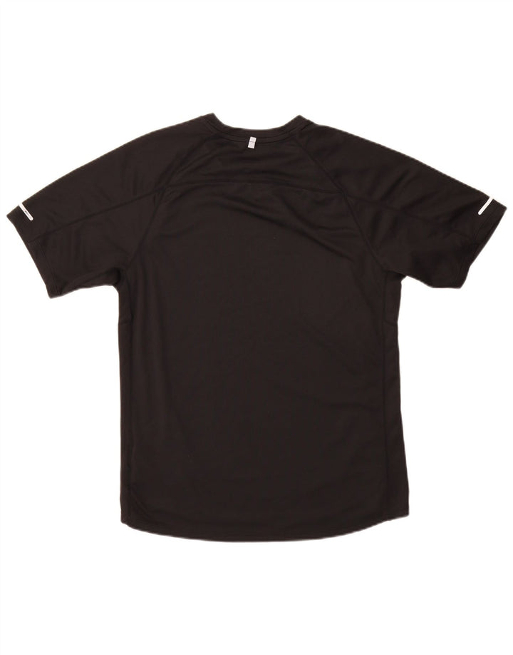 Camiseta Nike Dri Fit para hombre Top poliéster negro mediano