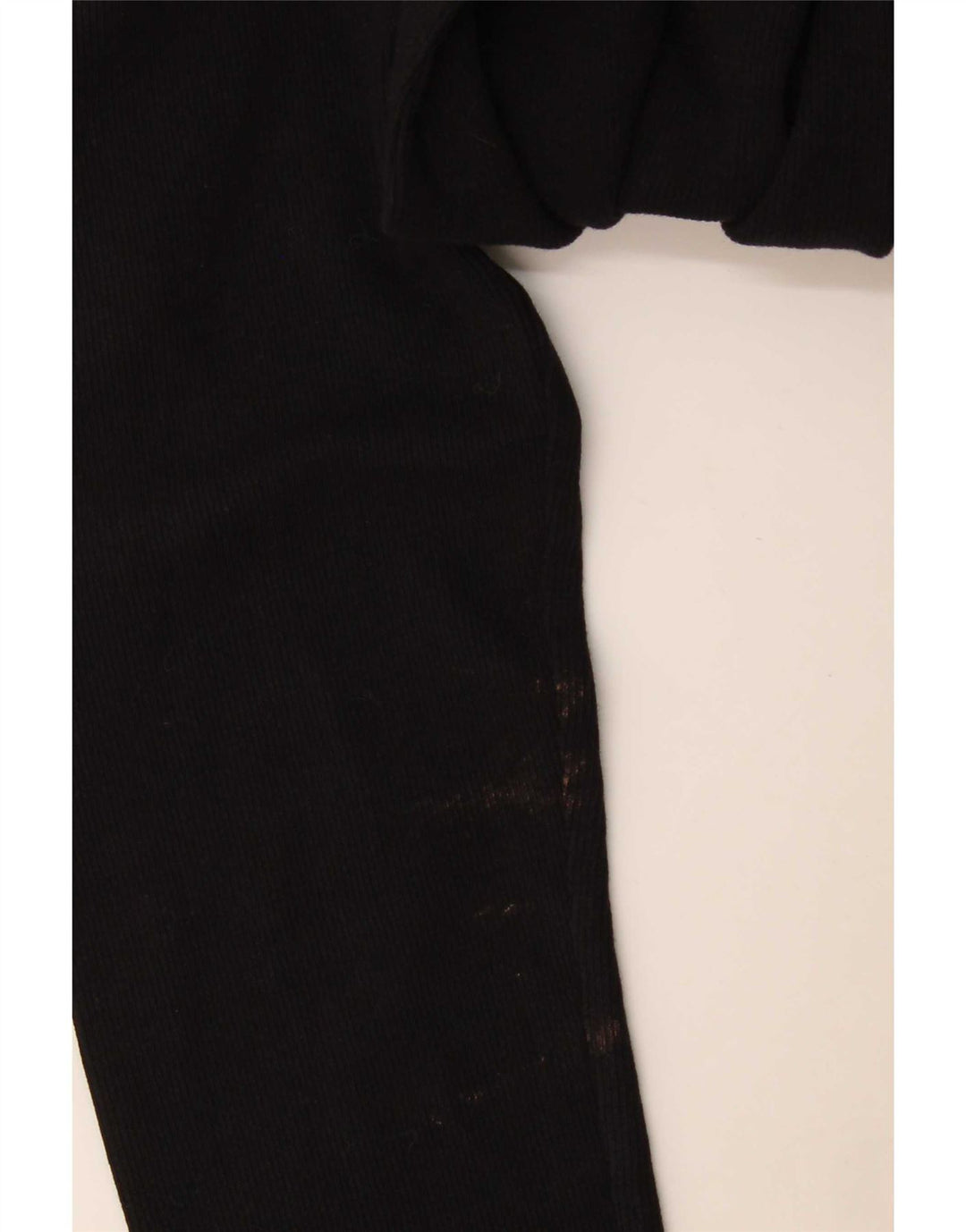 Zara Mujer Top Manga Larga UK 44 Grande Negro