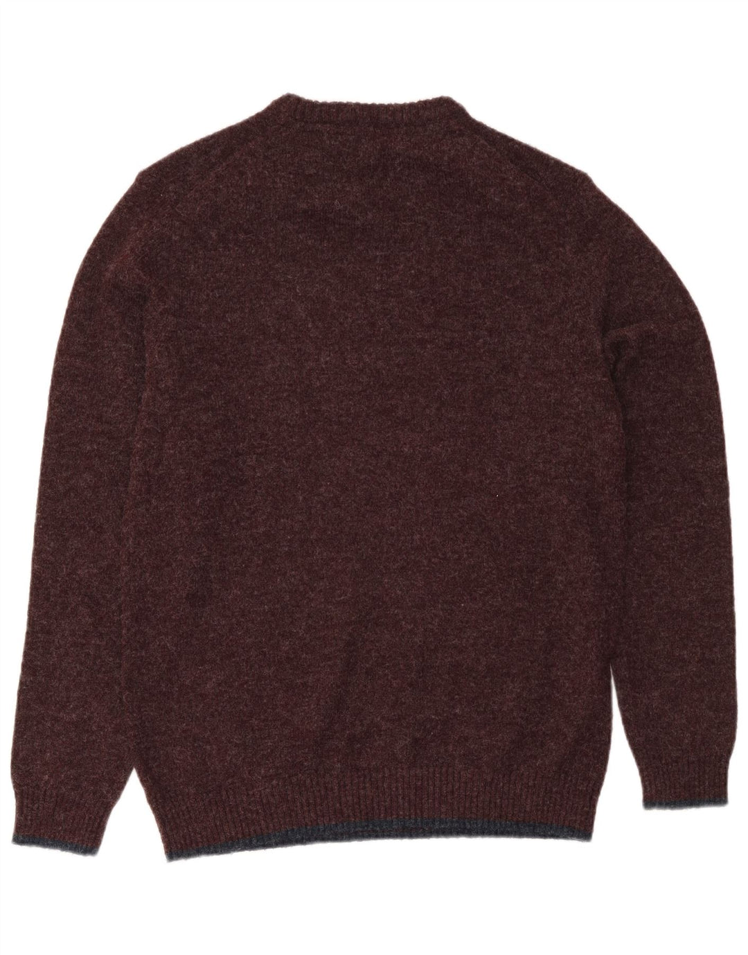 Weird Fish - Jersey de cuello redondo para hombre, talla grande, poliéster burdeos