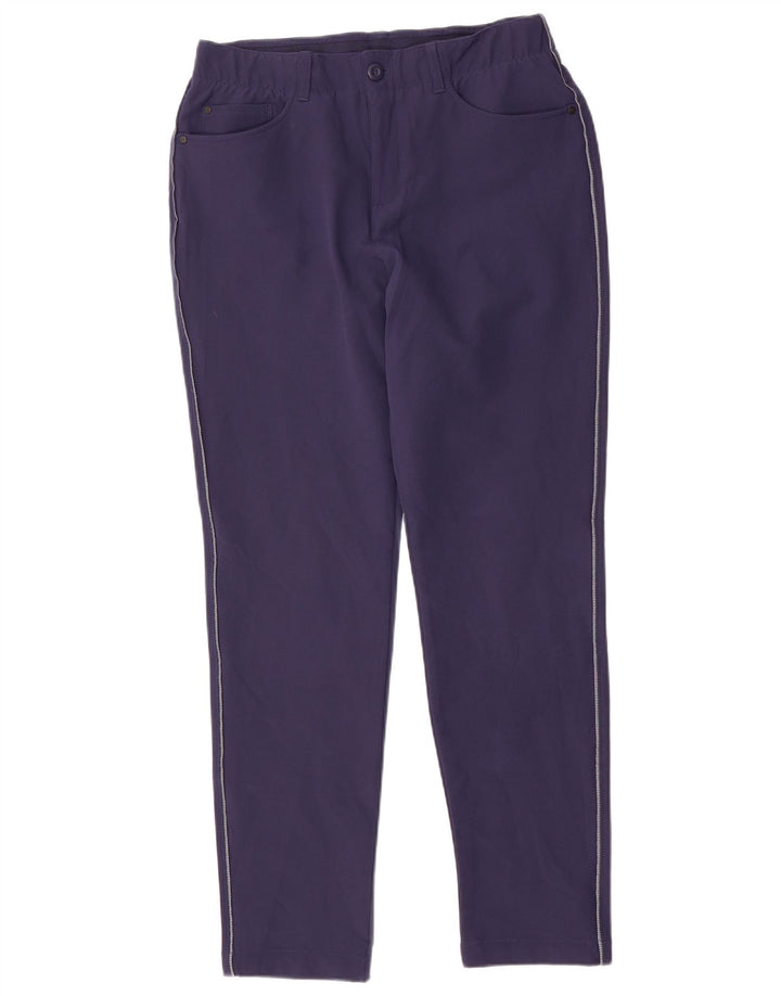 Under Armour Pantalones casuales delgados para mujer US 8 Medium W32 L31 Azul marino