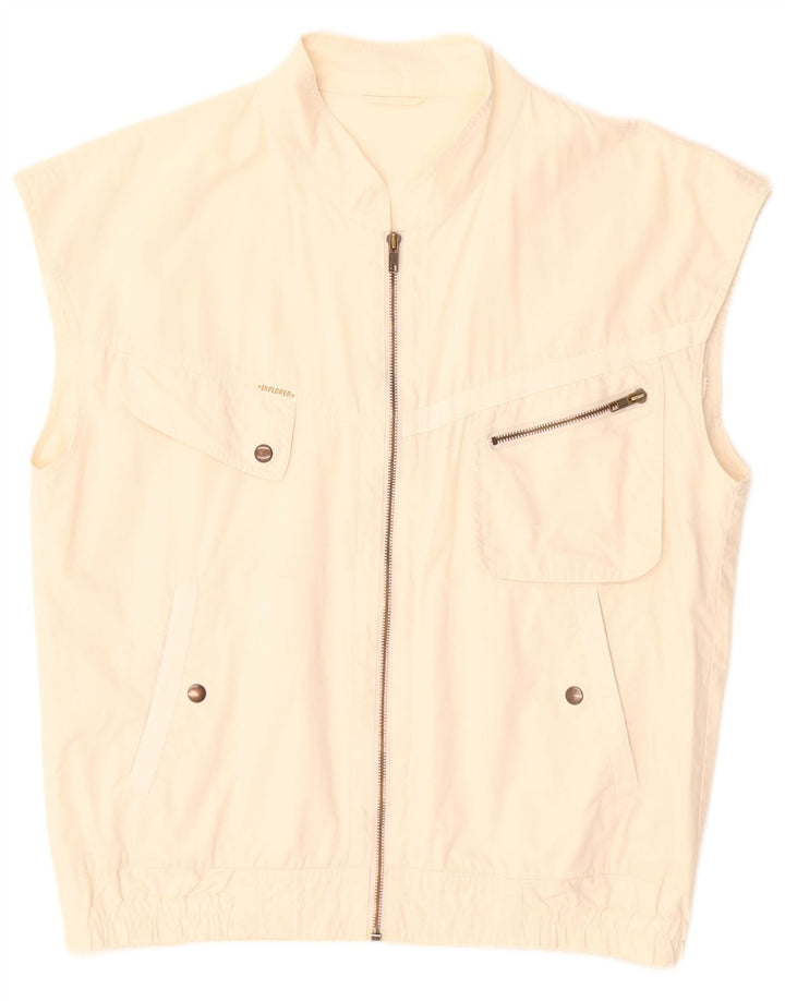 Explorer Chaleco utilitario para hombre UK 38 Mediano Off White Cotton