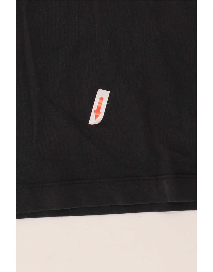 Jordan - Camiseta gráfica para hombre, talla pequeña, algodón negro