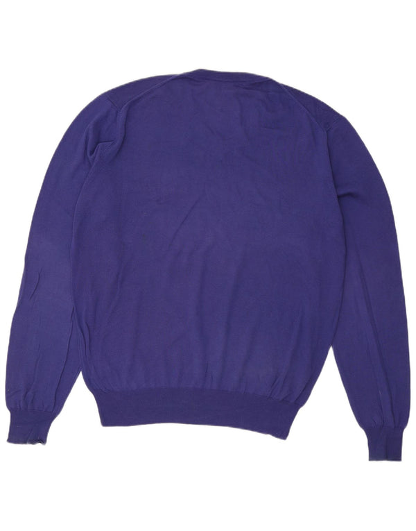 Fred Perry - Jersey con cuello en V para hombre, talla 2XL, algodón morado