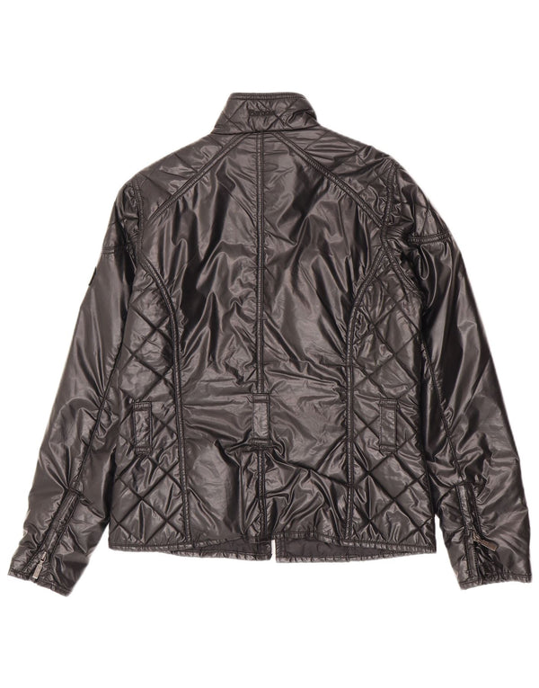 Barbour Chaqueta utilitaria acolchada para mujer Reino Unido 12 Mediano Poliéster negro