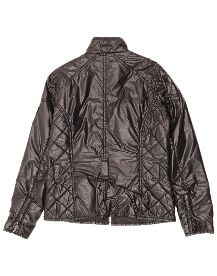 Barbour Chaqueta utilitaria acolchada para mujer Reino Unido 12 Mediano Poliéster negro