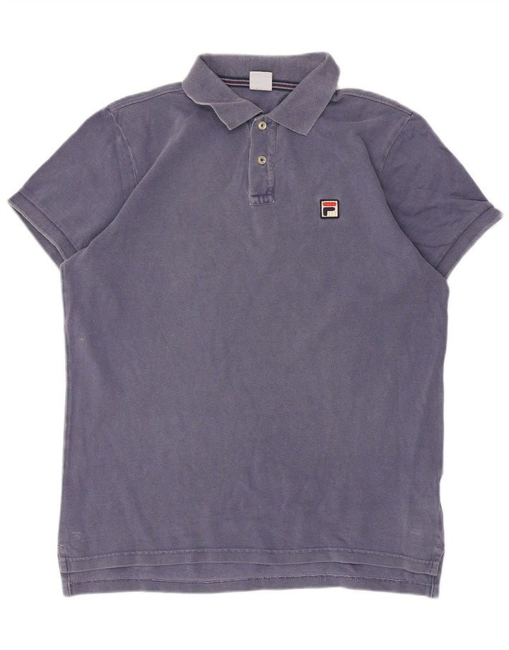 Polo Fila Hombre IT 58 Algodón Azul Medio