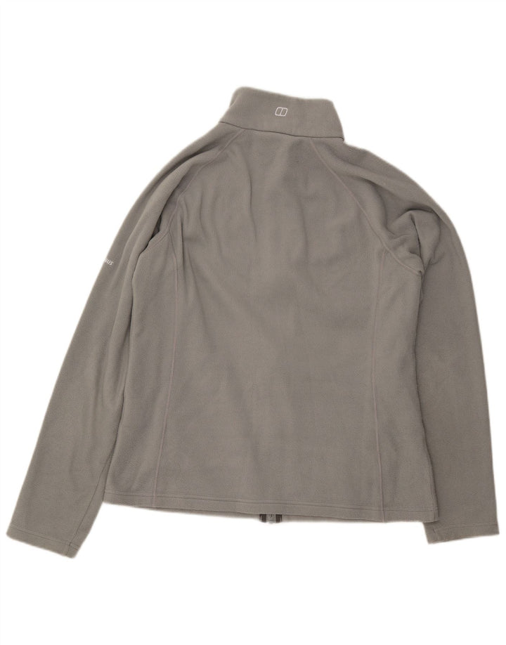 BERGHAUS Chaqueta polar para mujer UK 46 Grande Gris Poliéster