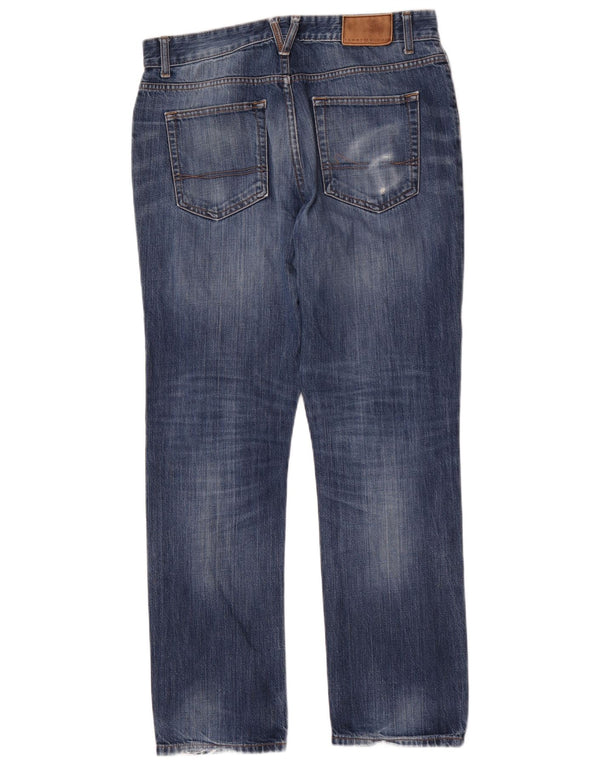 Tommy Hilfiger Vaqueros rectos para hombre W33 L32 Algodón azul