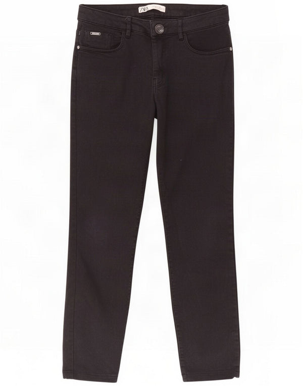 Zara Jeans ajustados para mujer EU 38 Small W28 L24 Black