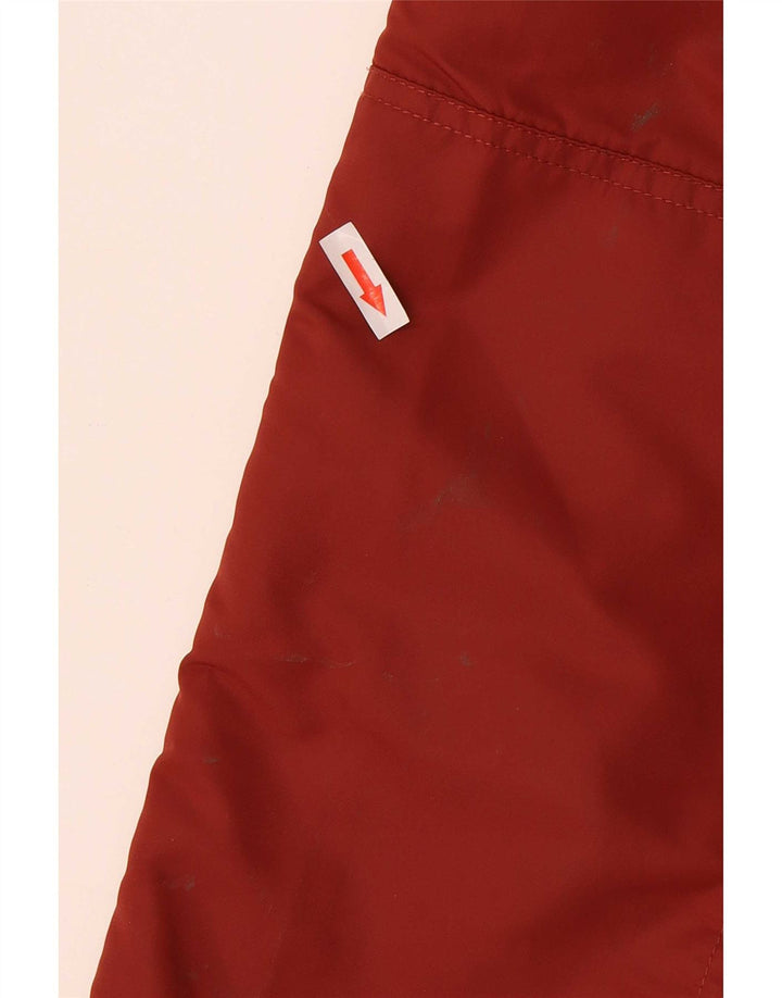 Vans Parka con capucha para hombre, talla 38, color granate mediano
