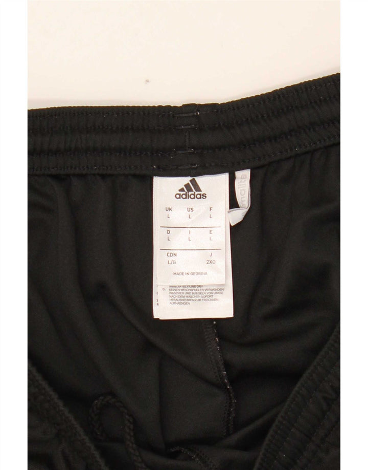 Adidas Mens Climalite Sport Shorts Grande Negro Poliéster