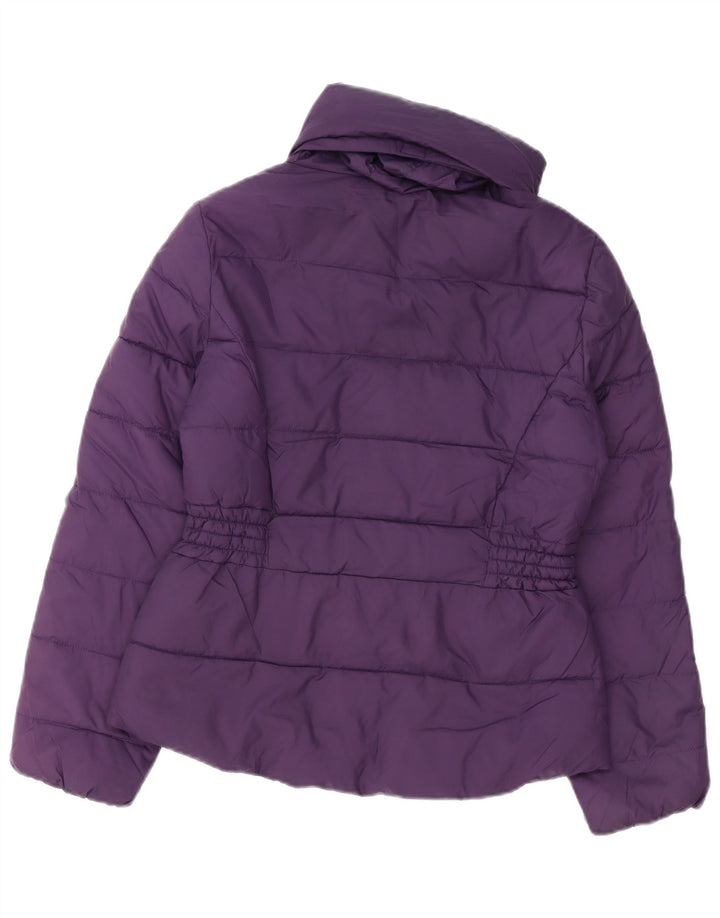 Marks & Spencer Chaqueta acolchada extragrande para mujer UK 10 Small Poliéster morado