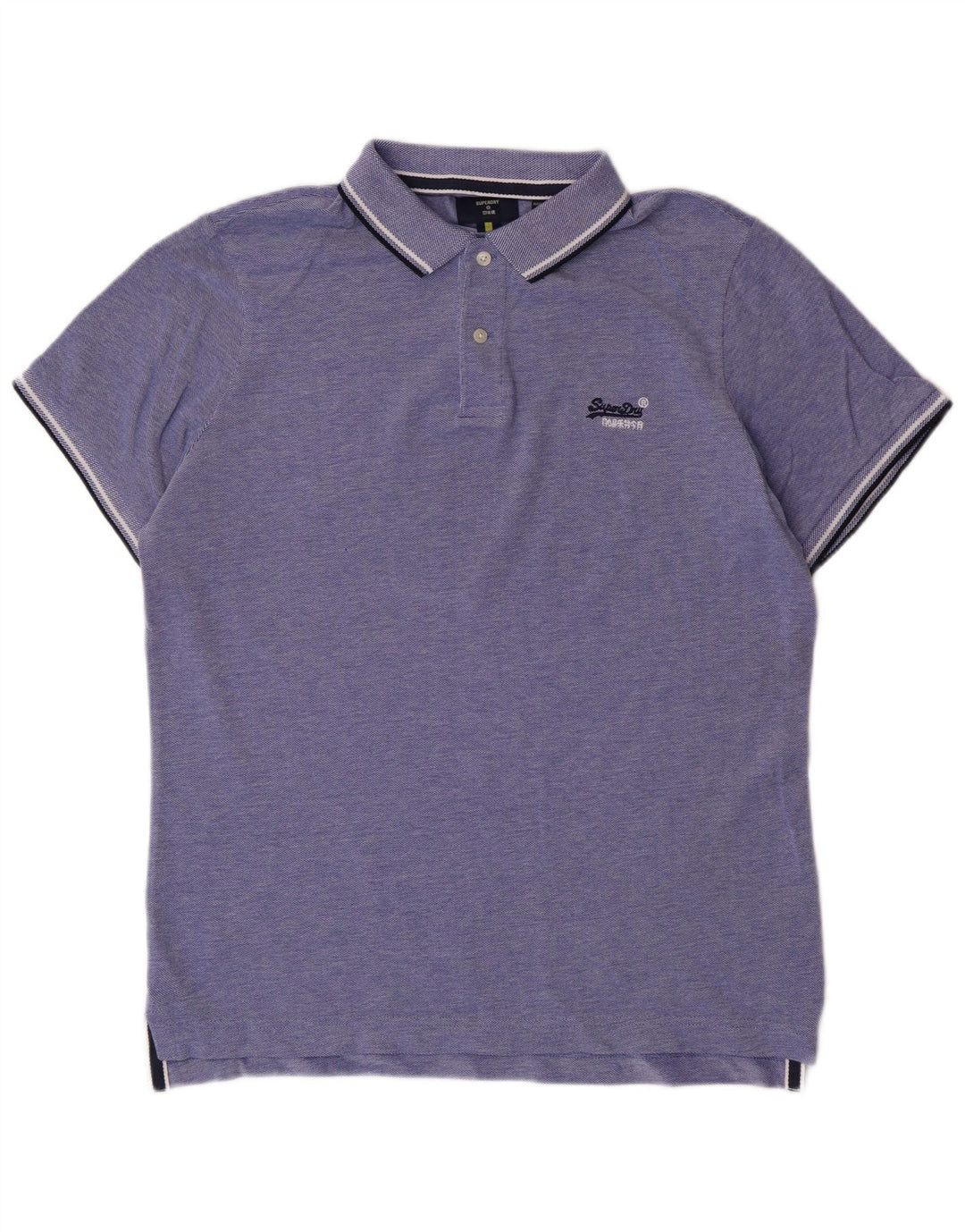 Superdry Polo Hombre XL Algodón Azul