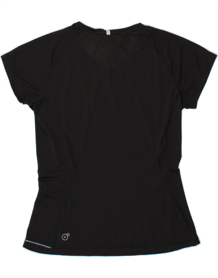 PUMA Womens T-Shirt Top UK 12 Medium Black Vintage Puma and Second-Hand Puma from Messina Hembry 
