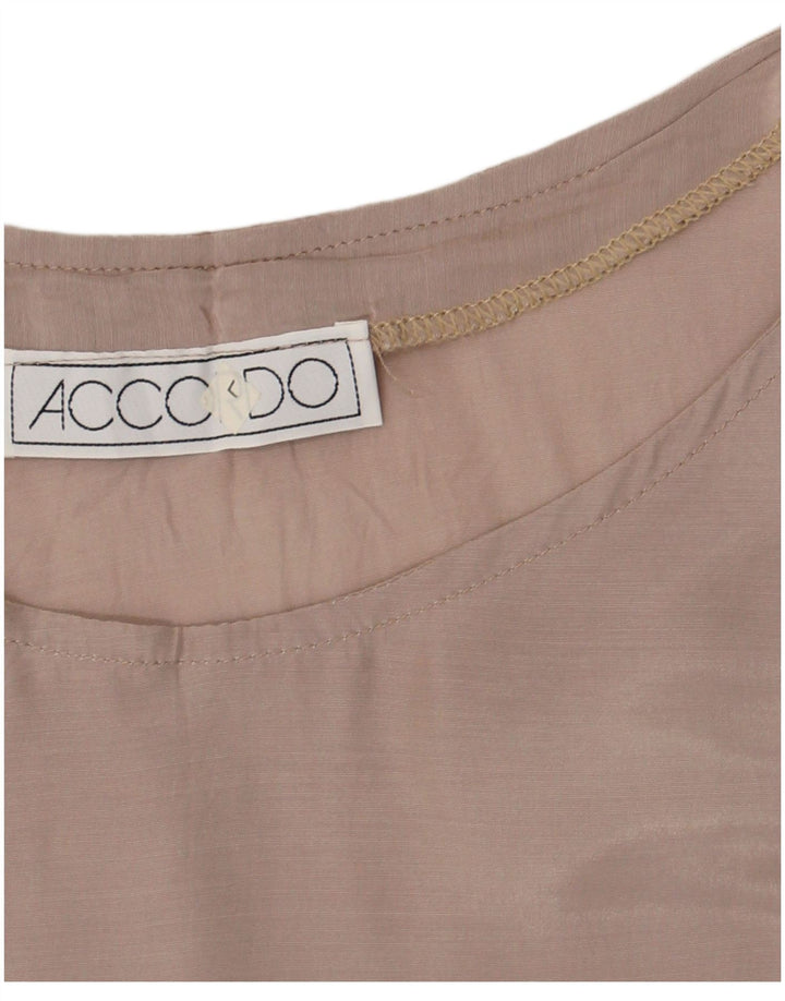 ACCORDO Blusa sin mangas para mujer UK 46 Grande Gris