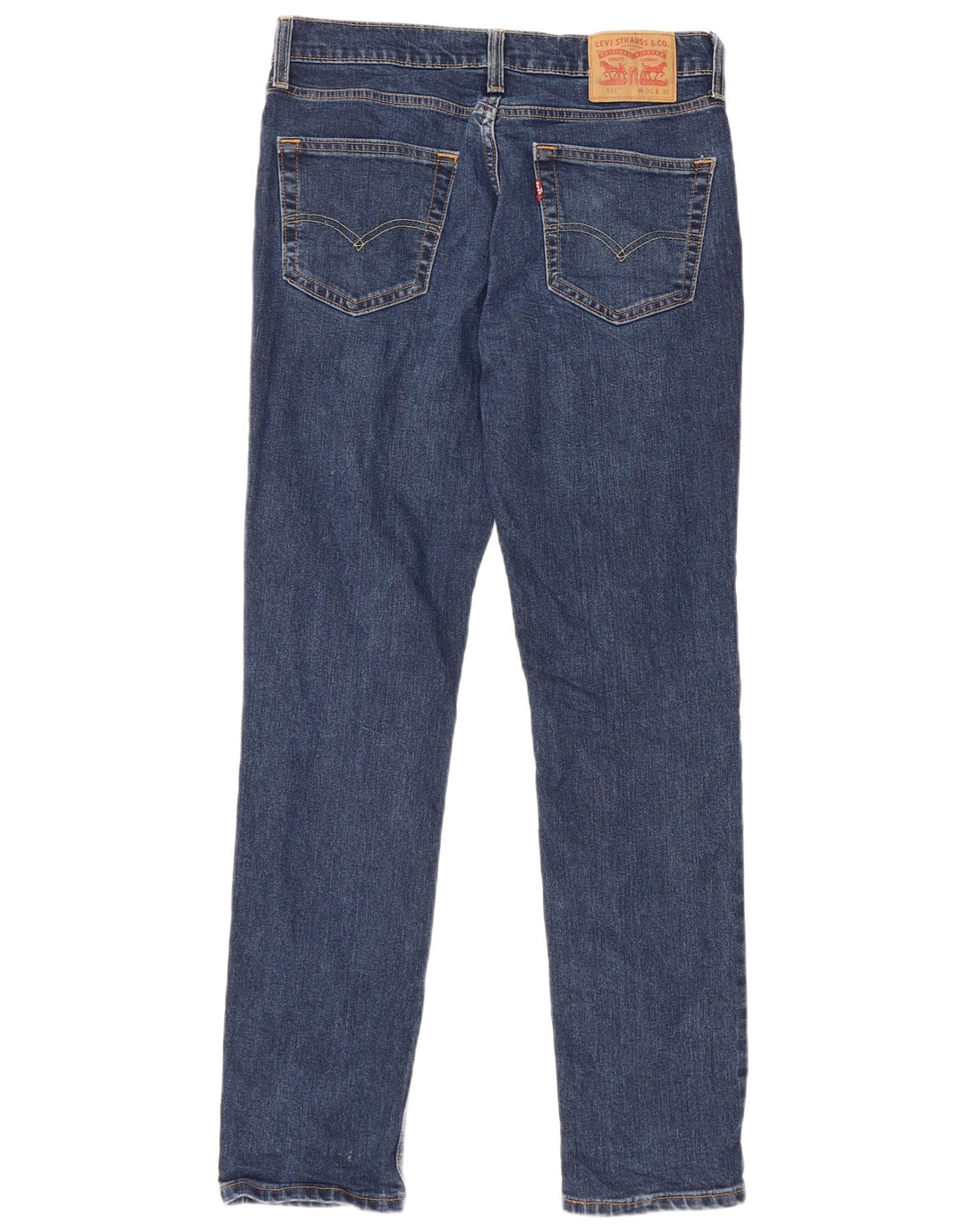 Levi's Hombre 511 Slim Jeans W31 L32 Algodón Azul