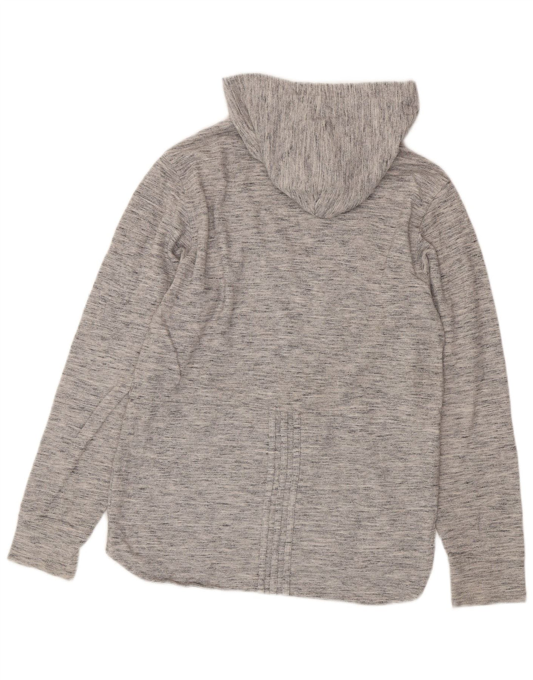 Adidas Hombre Sudadera Con Capucha Manga Larga Pequeño Gris Moteado