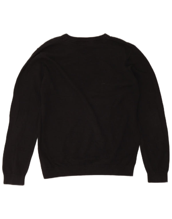 Marks & Spencer Jersey con cuello en V para niños 15-16 años Algodón negro