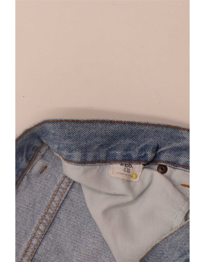 Casucci Jeans cónicos para hombre IT 48 Medium W30 L31 Algodón azul