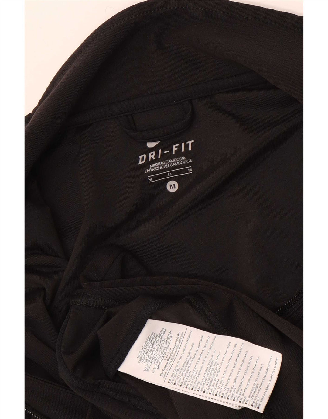 Nike - Chaqueta de chándal gráfica para mujer, talla M, poliéster negro