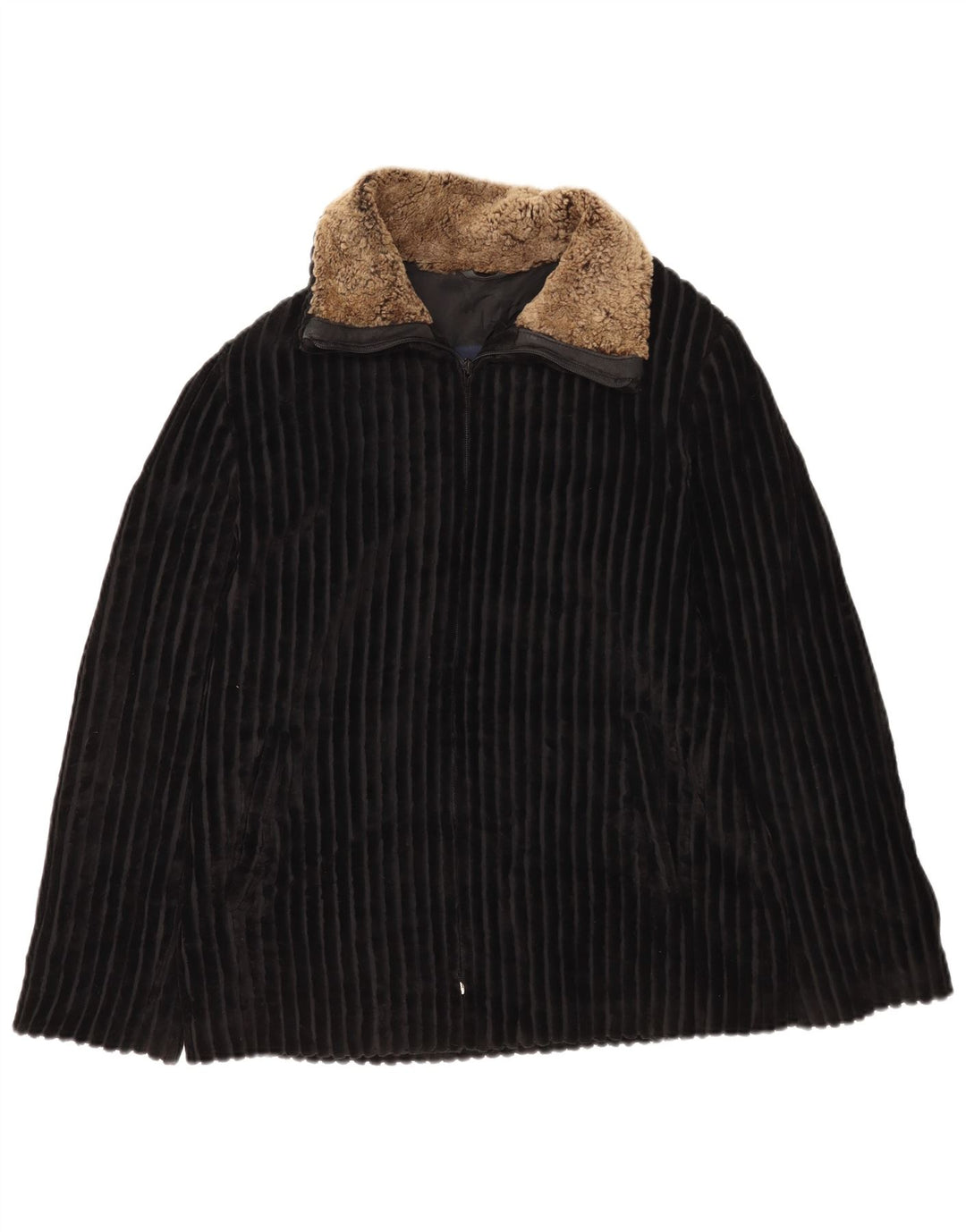 Mabrun Chaqueta De Pana Mujer IT 44 Medium Black Colorblock