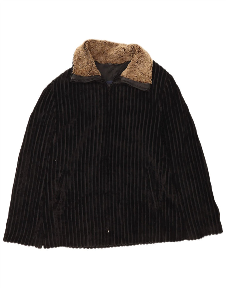 Mabrun Chaqueta De Pana Mujer IT 44 Medium Black Colorblock