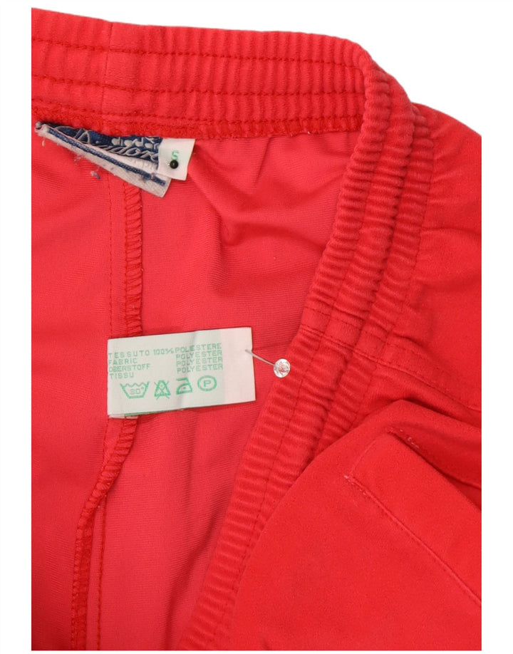 Diadora Pantalones de chándal para mujer ES 40 Small Rojo Poliéster