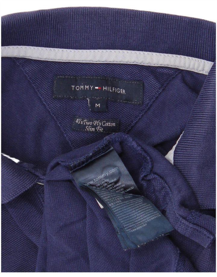 Polo Tommy Hilfiger Hombre Slim Fit Azul Marino Medio